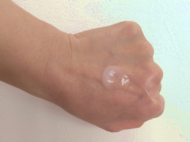 メディクイックH頭皮しっとりローションのテクスチャ画像